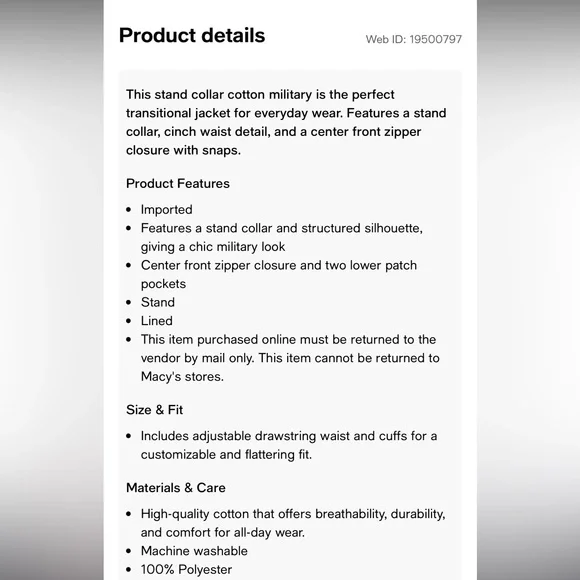 Levi's Women's Lightweight Utility Jacket in Olive - Picture 7 of 8